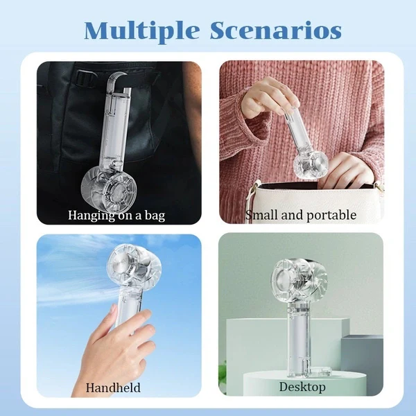 Semiconductor Ice Fan - Portable, USB & Hook Design