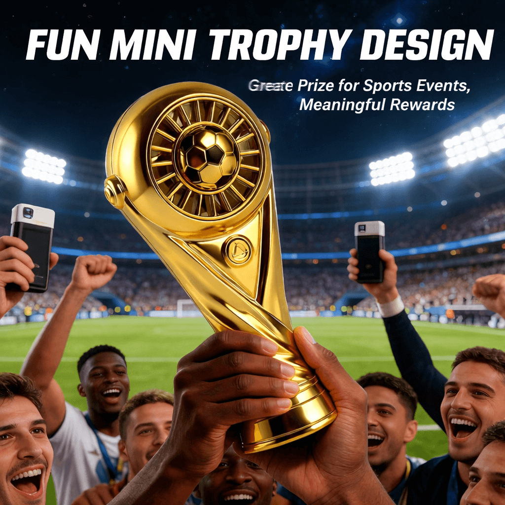 2026 Football Mini Fan - Multi-speed & USB Fast Charging