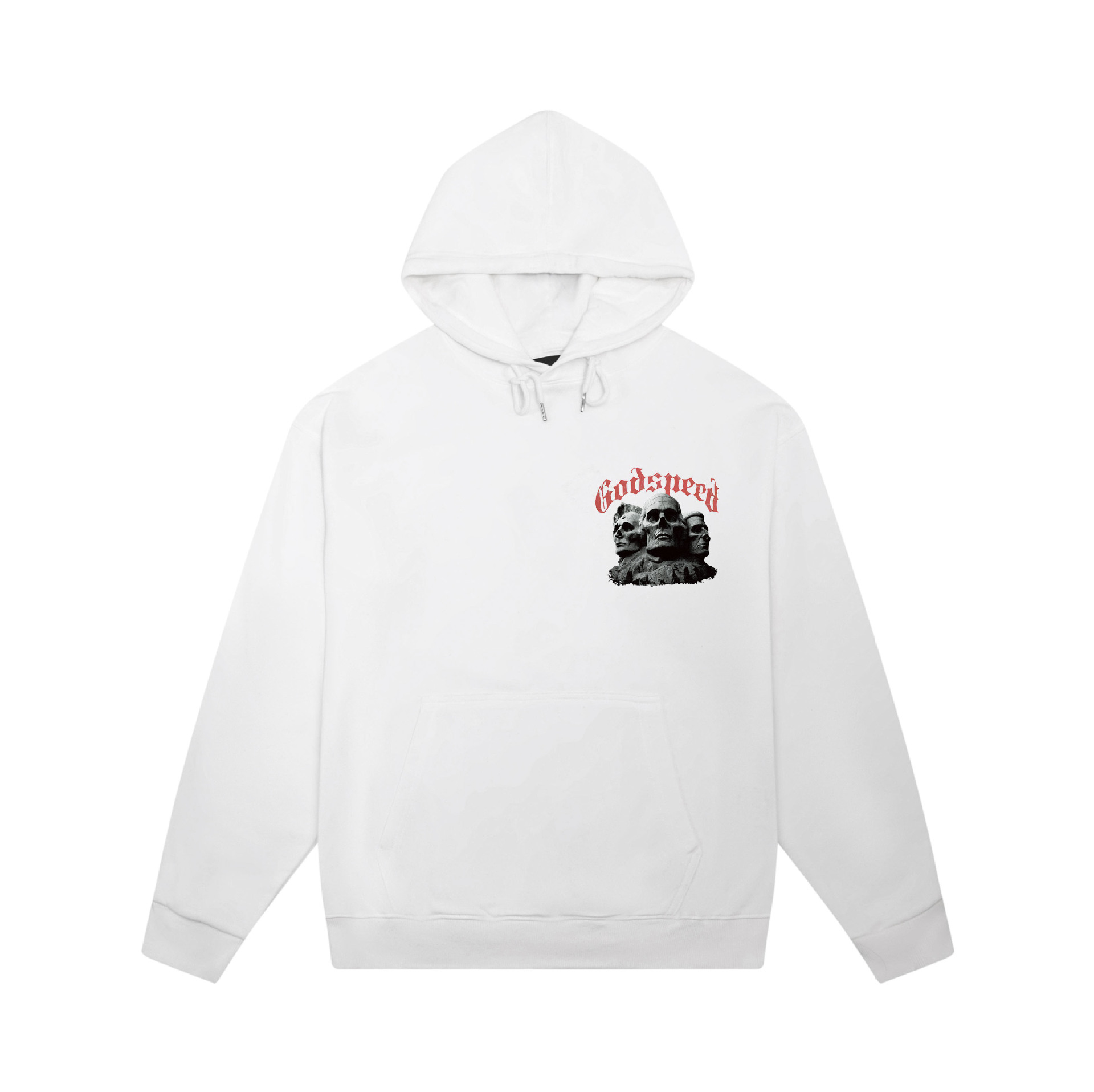 GODSPEED “Mount Skull” Graphic Hoodie – White
