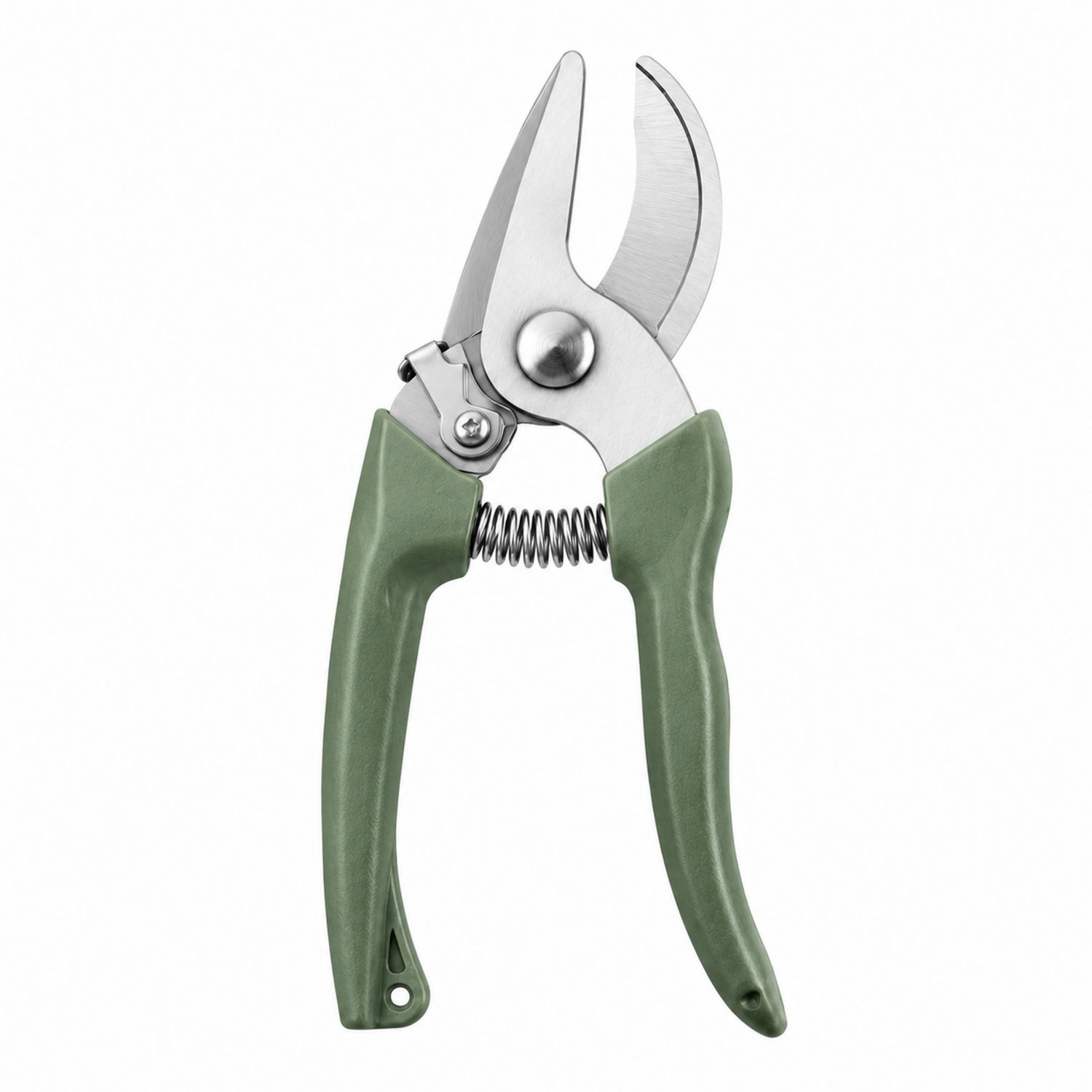 Gartenschere Edelstahl 20cm Grün