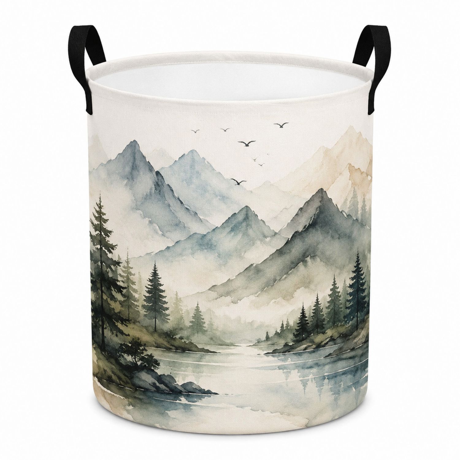 Panier à linge pliable style montagne - 50L-Placerux