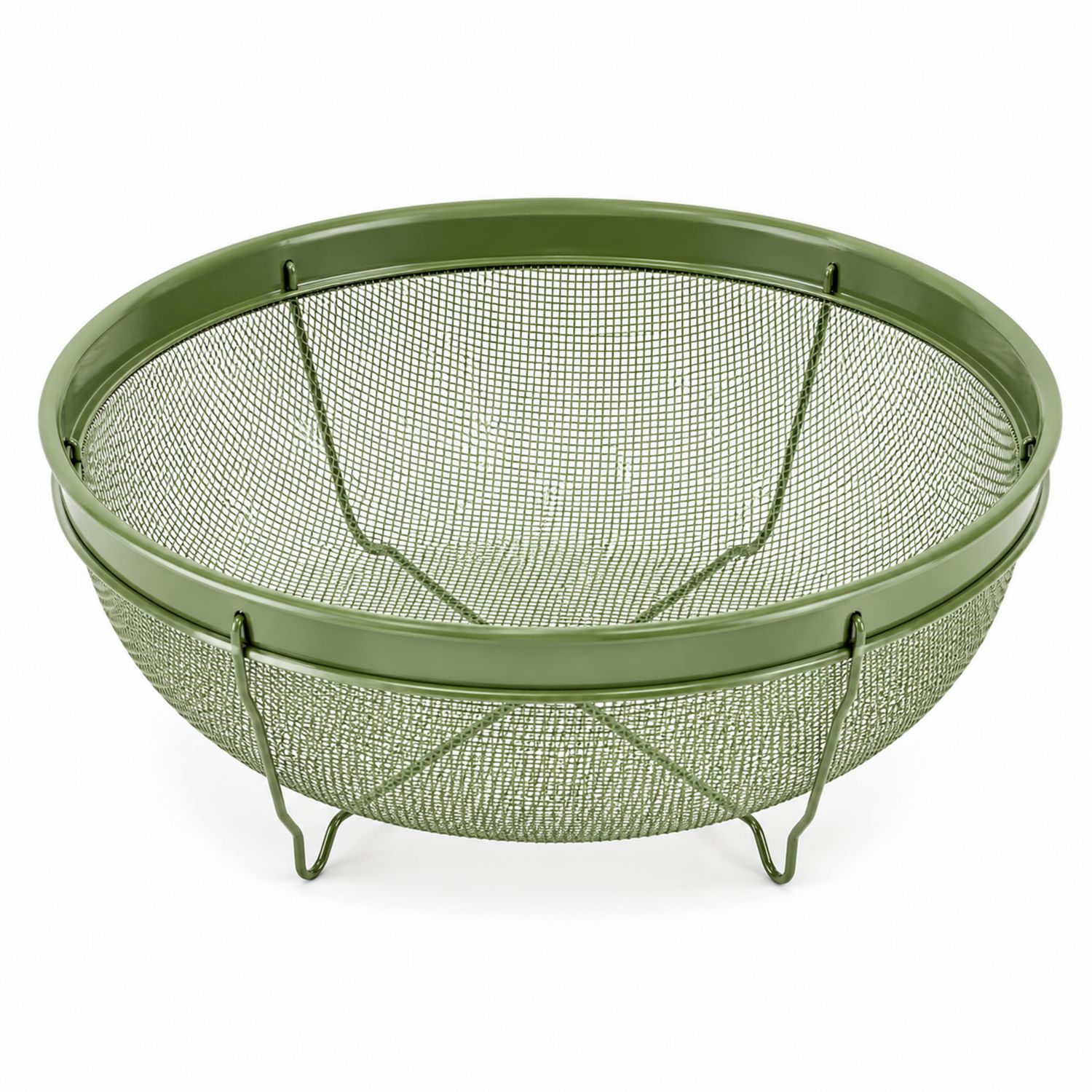 Passoire en maille verte pour cuisine - 3L