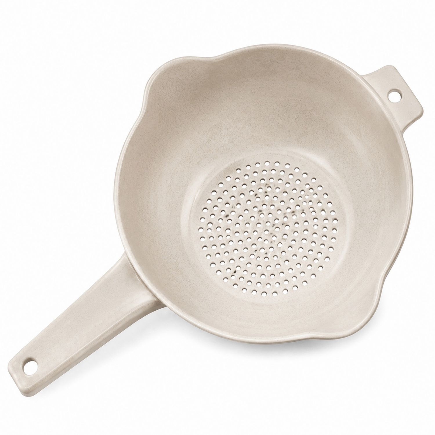 Passoire de cuisine beige avec poignée, 2L