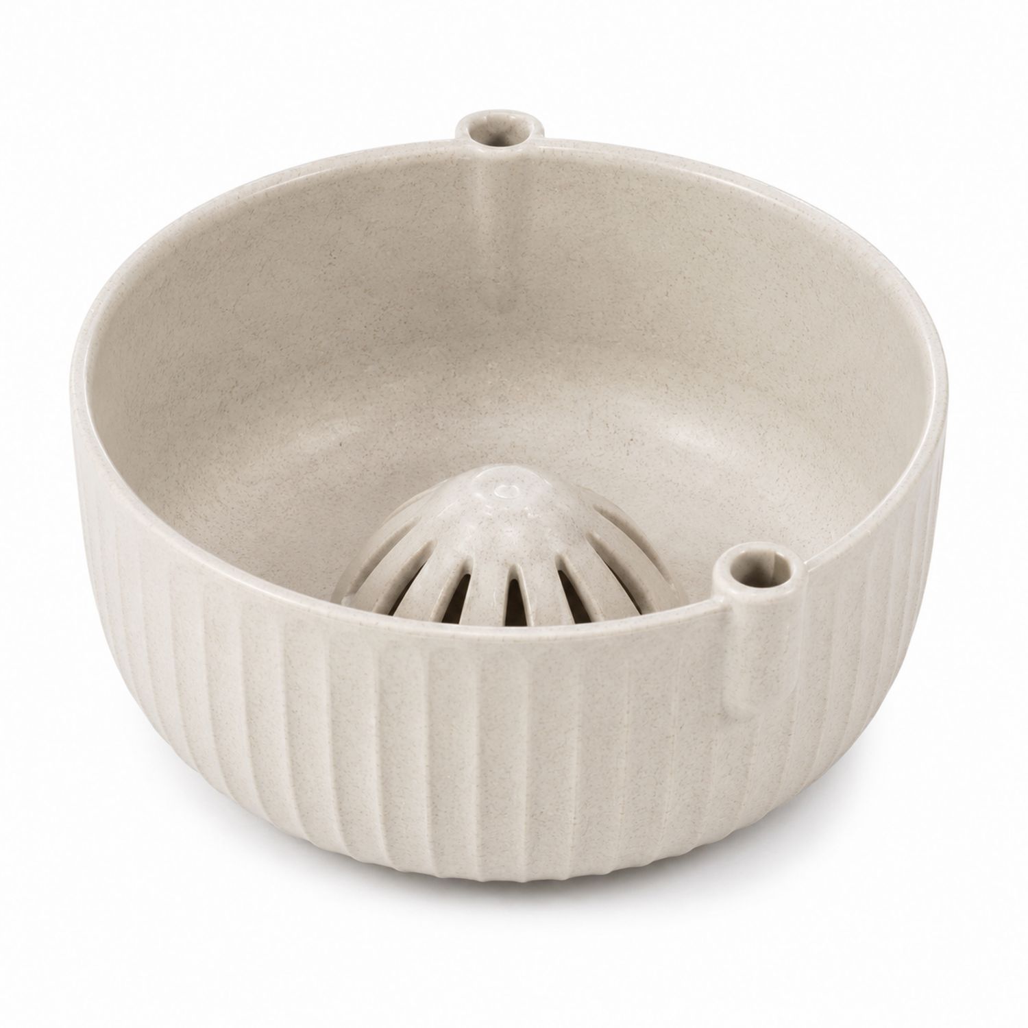 Presse-agrumes Beige avec Design Rainuré