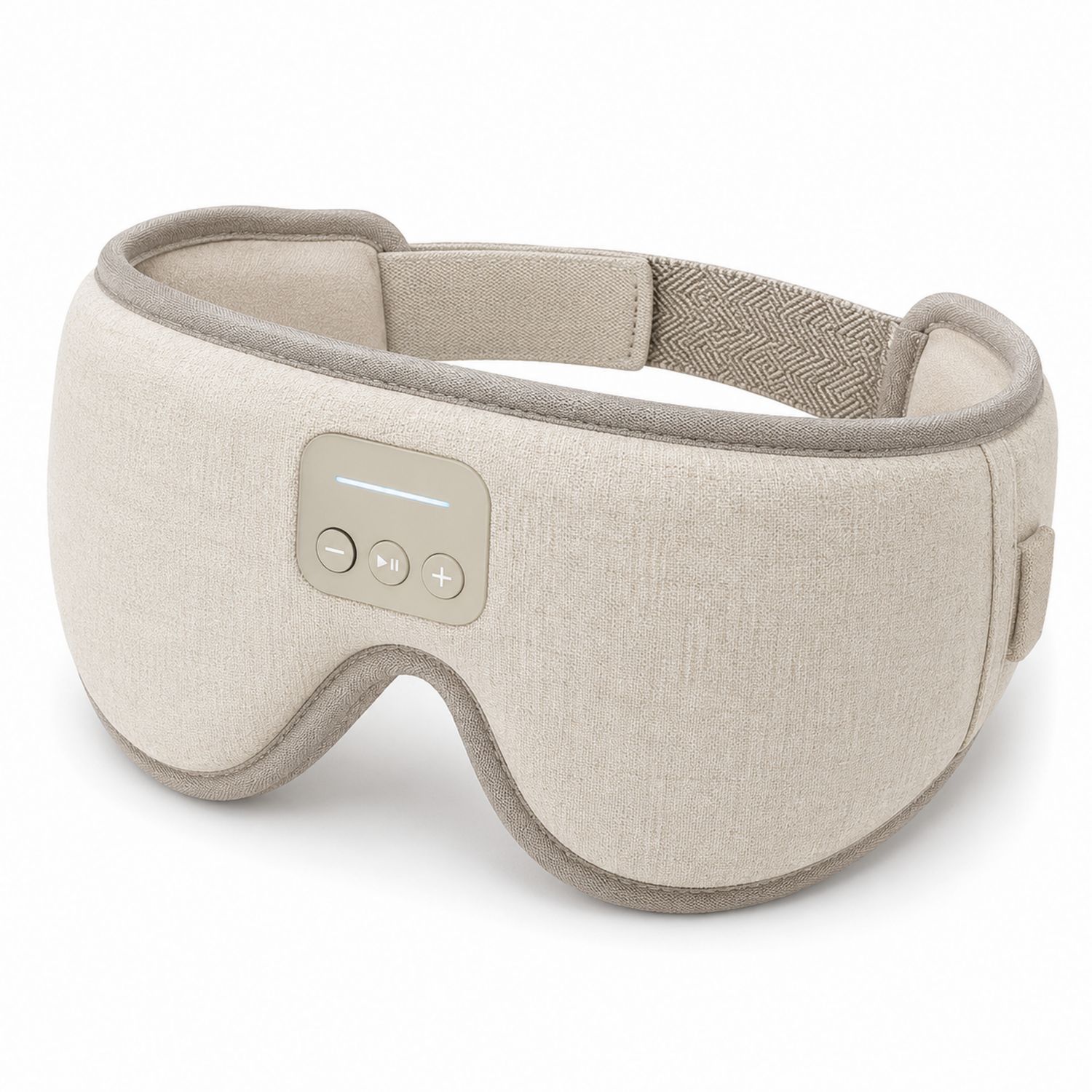 Masque de Sommeil Bluetooth avec Audio Commande Beige