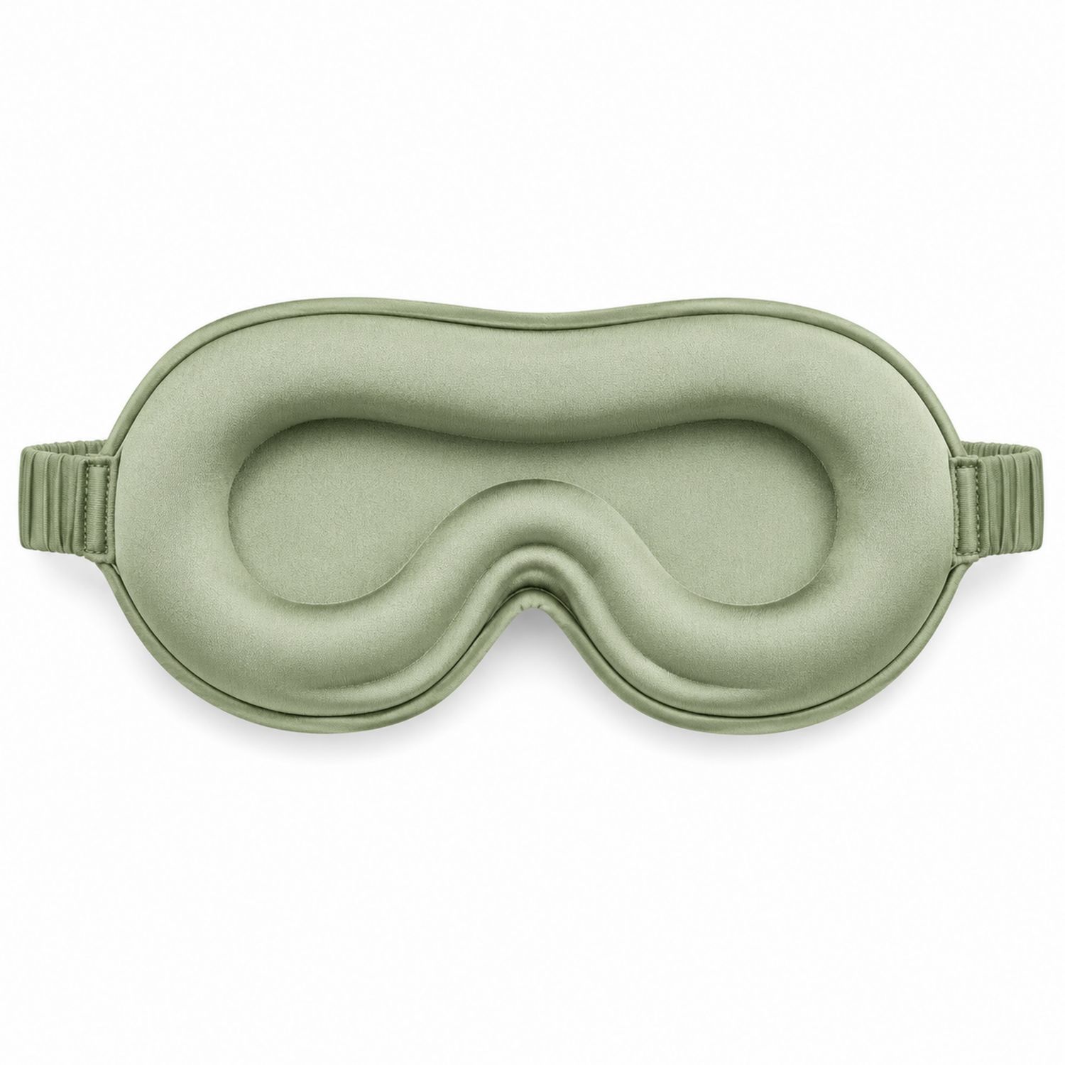 Masque de sommeil ergonomique vert