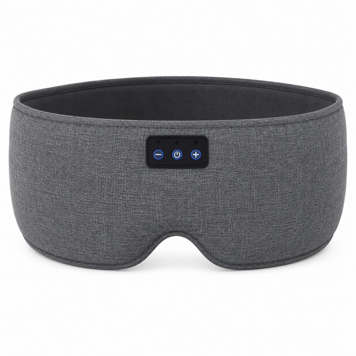 Masque de Sommeil Chauffant avec Contrôle Intégré Gris