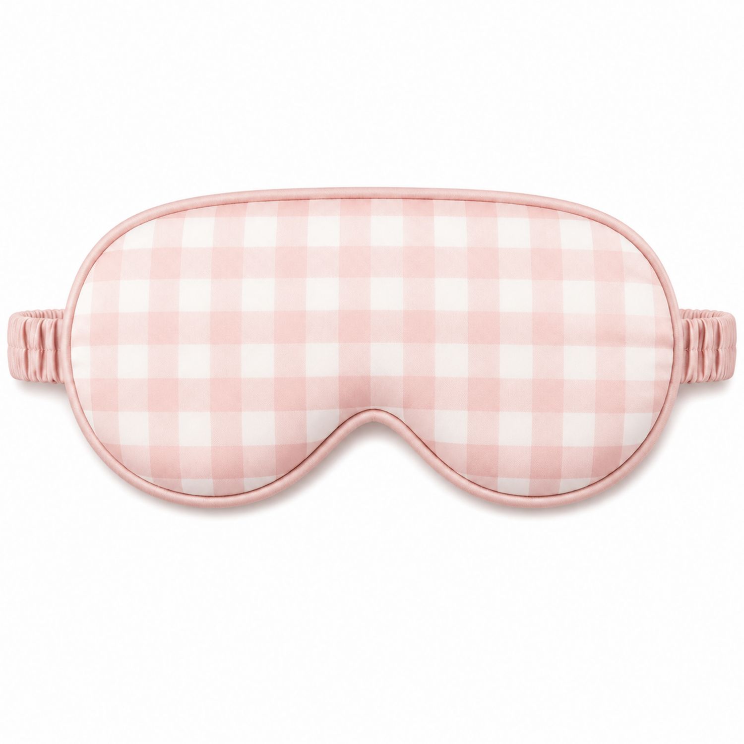 Masque de sommeil en vichy rose