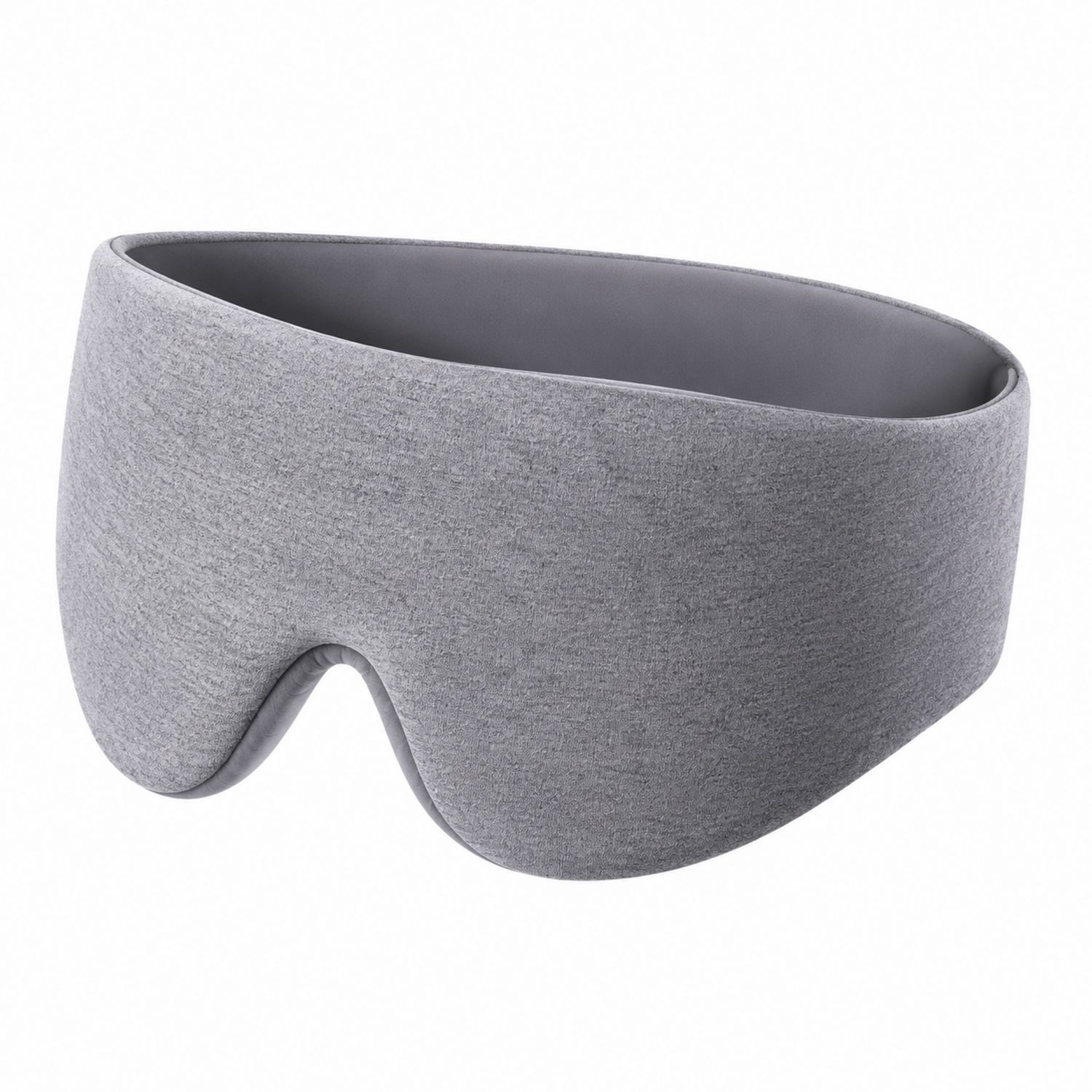 Masque de sommeil occultant gris réglable