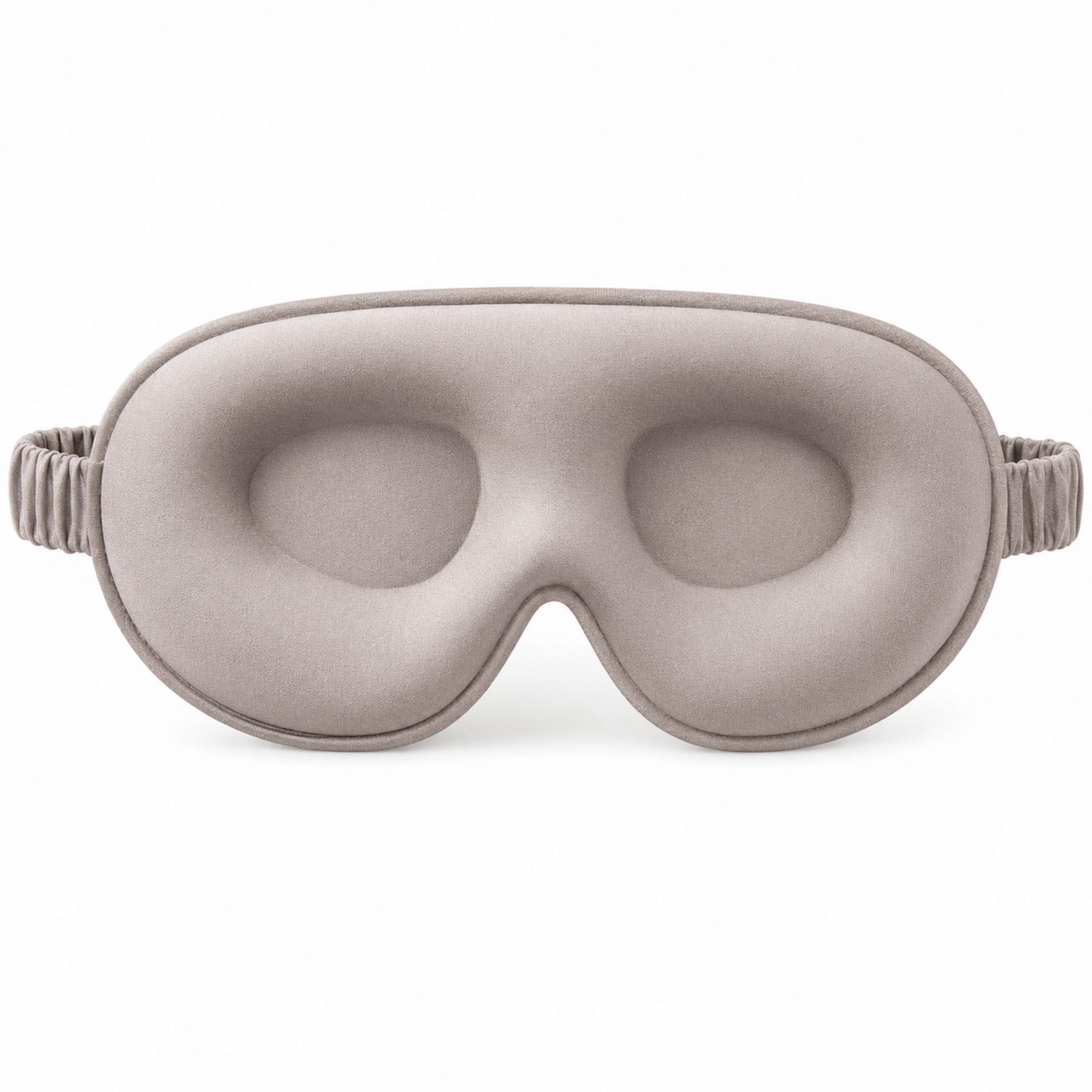 Masque de Sommeil Ajustable Gris Anti-Lumière