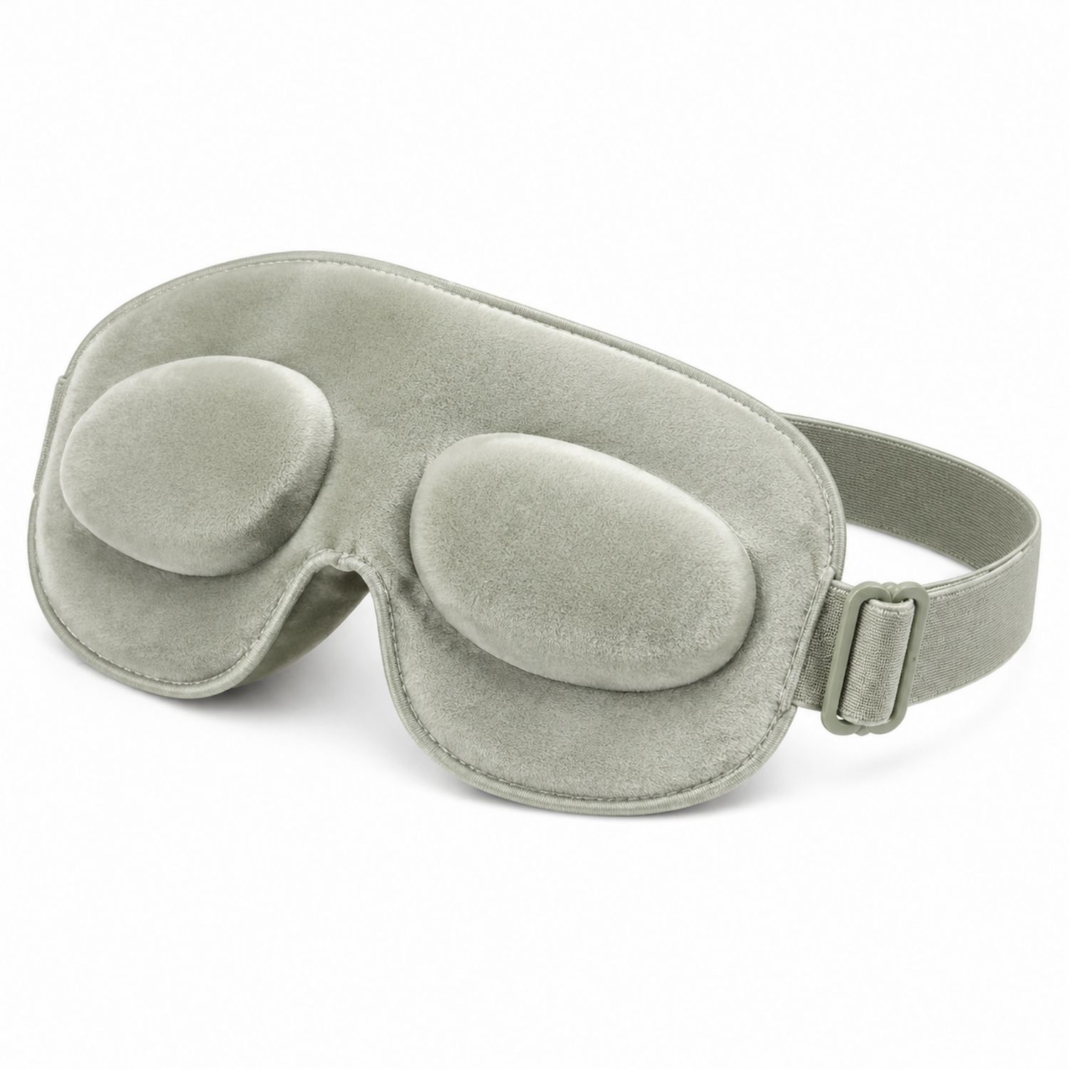 Masque de sommeil avec sangle ajustable - Gris