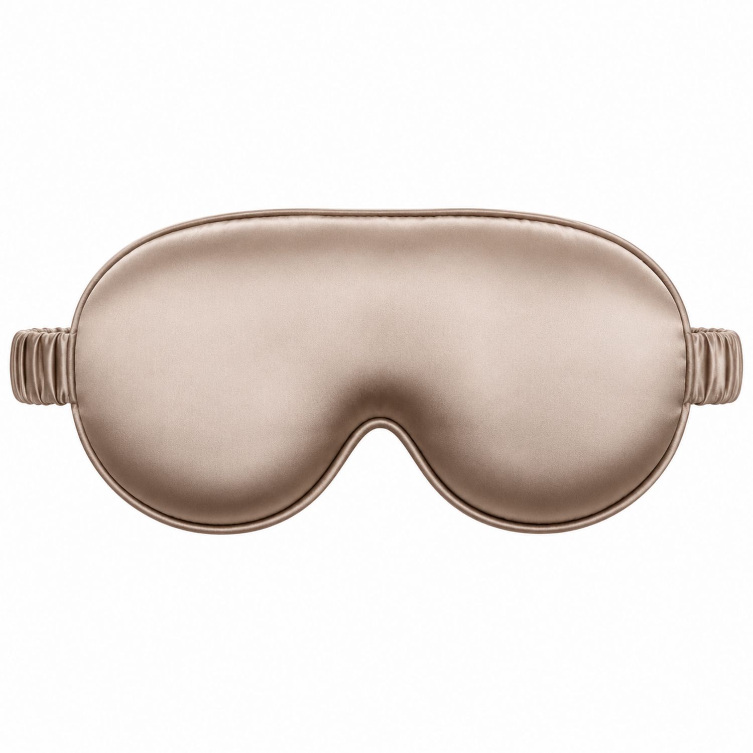 Masque de Sommeil en Satin Couleur Taupe