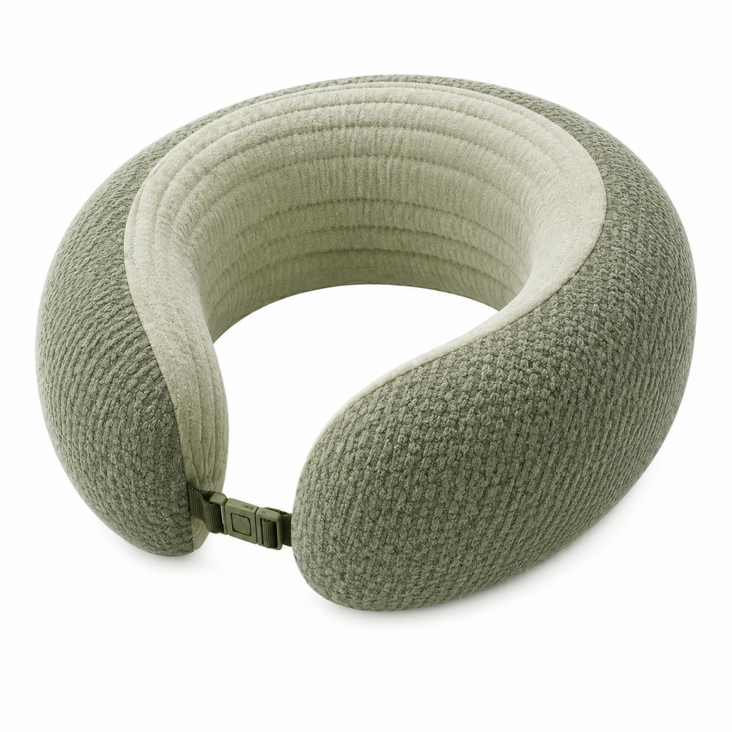 Coussin de Voyage Ergonomique Vert Clair