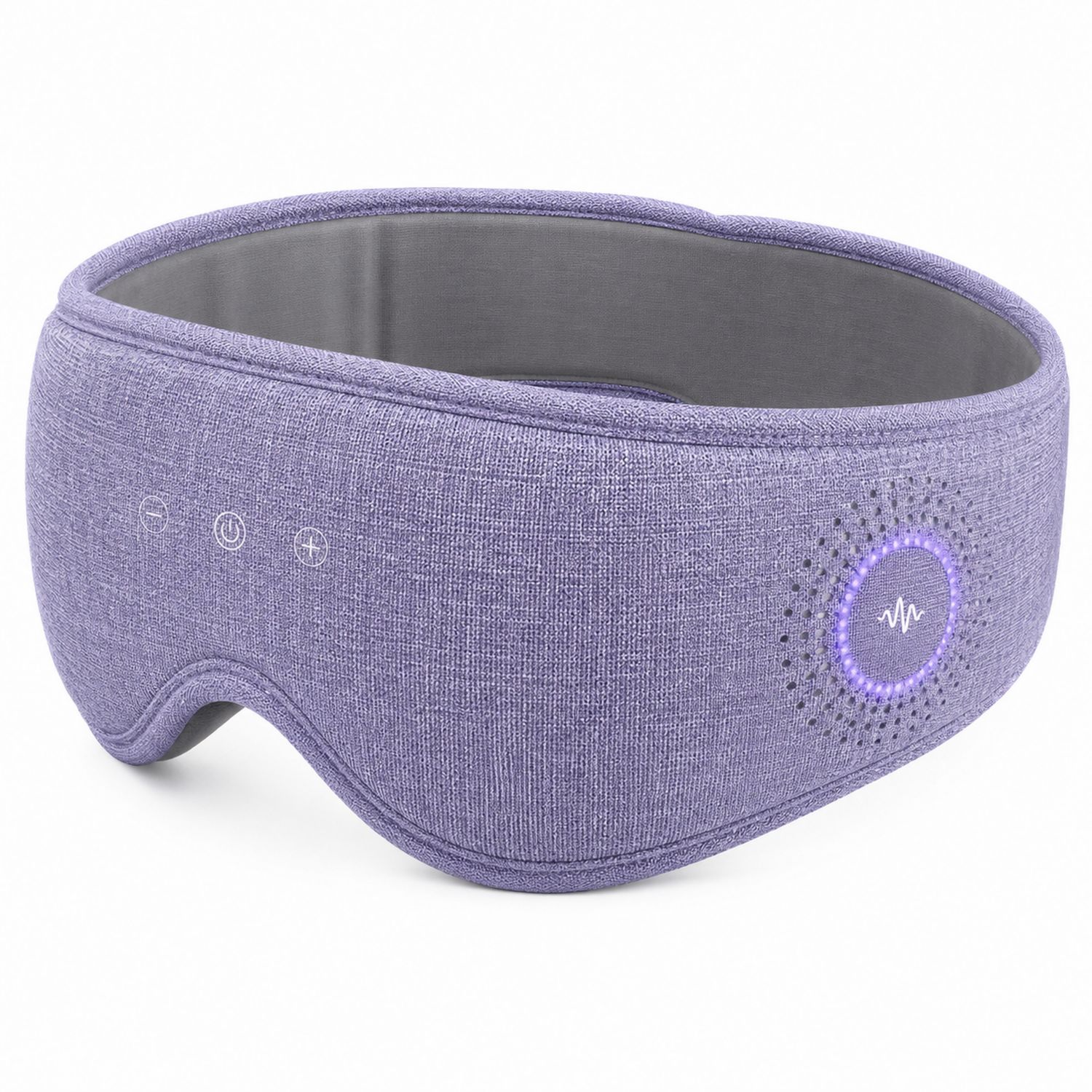 Masque de Sommeil Bluetooth Ajustable avec Musique Violette