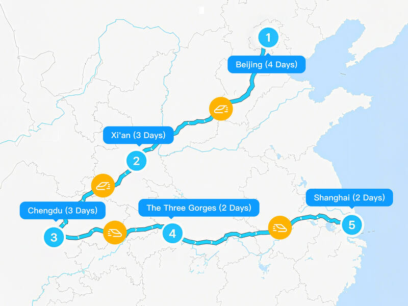15-Day Beijing-Xi'an-Chengdu-Adventure Cruise-Shanghai Tour