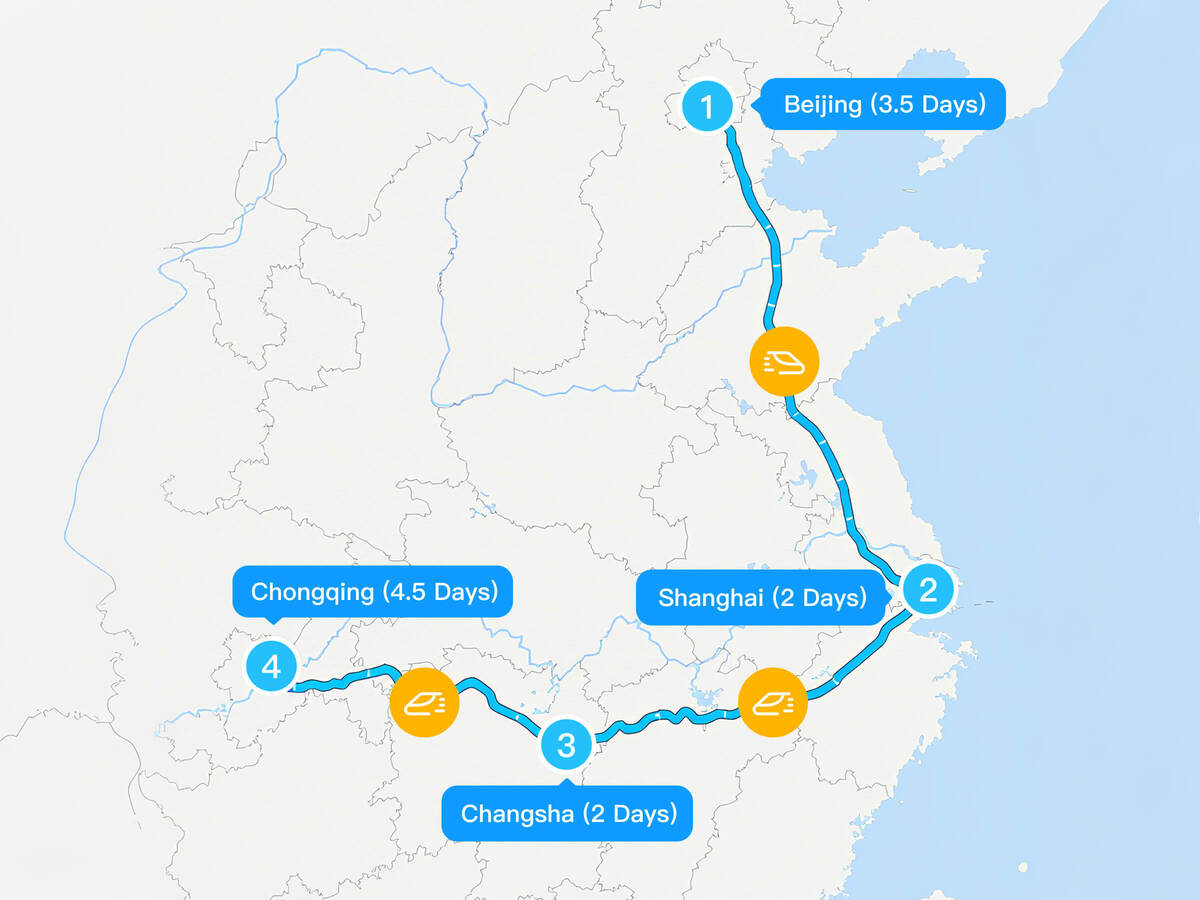 12 Day Tour: Beijing-Shanghai-Changsha-Chongqing