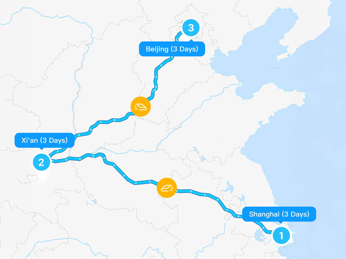 9-Day Shanghai-Xi'an-Beijing Tour