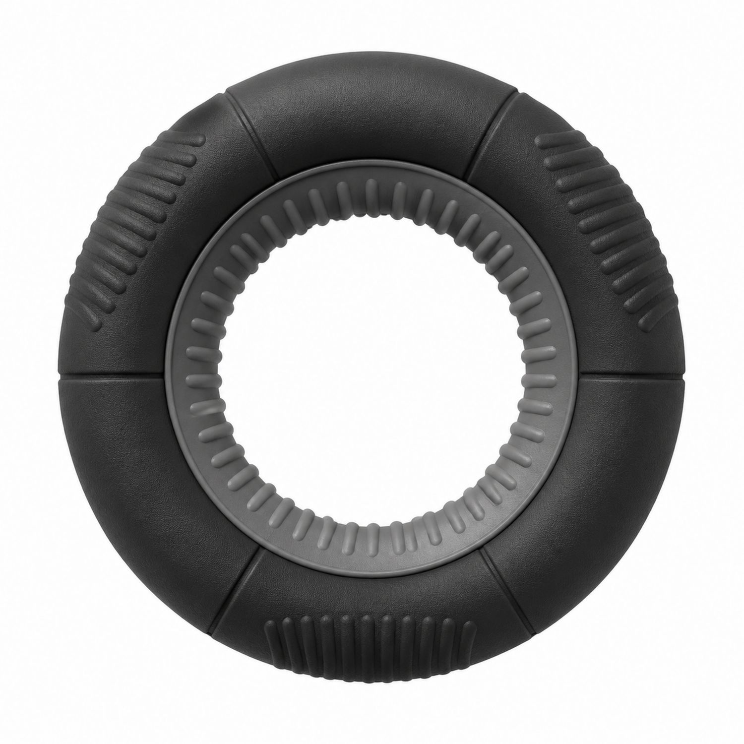 Aro de Ejercicio para Fuerza de Mano Negro y Gris
