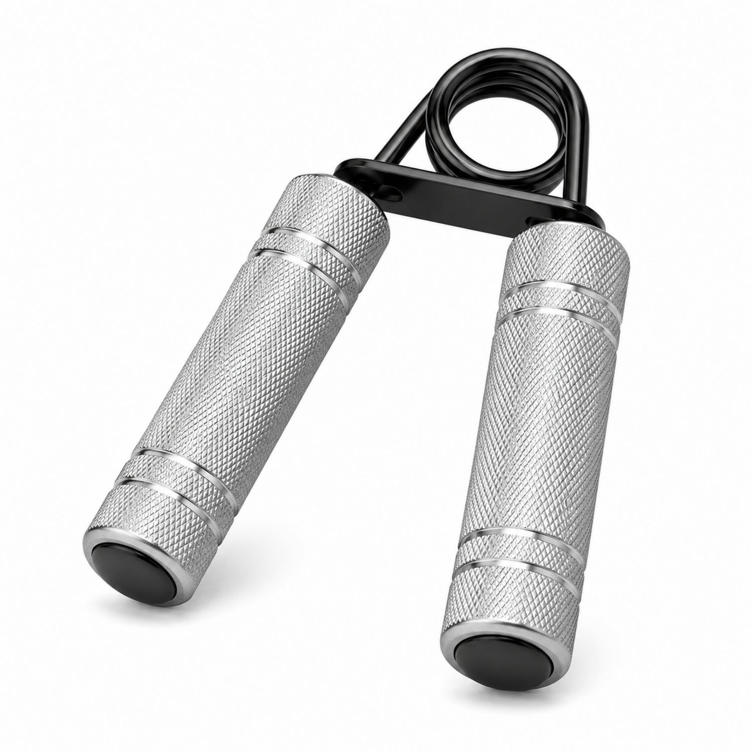 Entrenador de Mano para Fuerza de Agarre Plateado