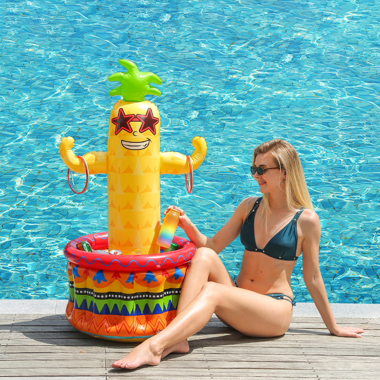 Pineapple Inflatable Pool Cooler, Party Fiesta Chill