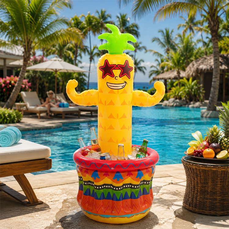 Pineapple Inflatable Pool Cooler, Party Fiesta Chill