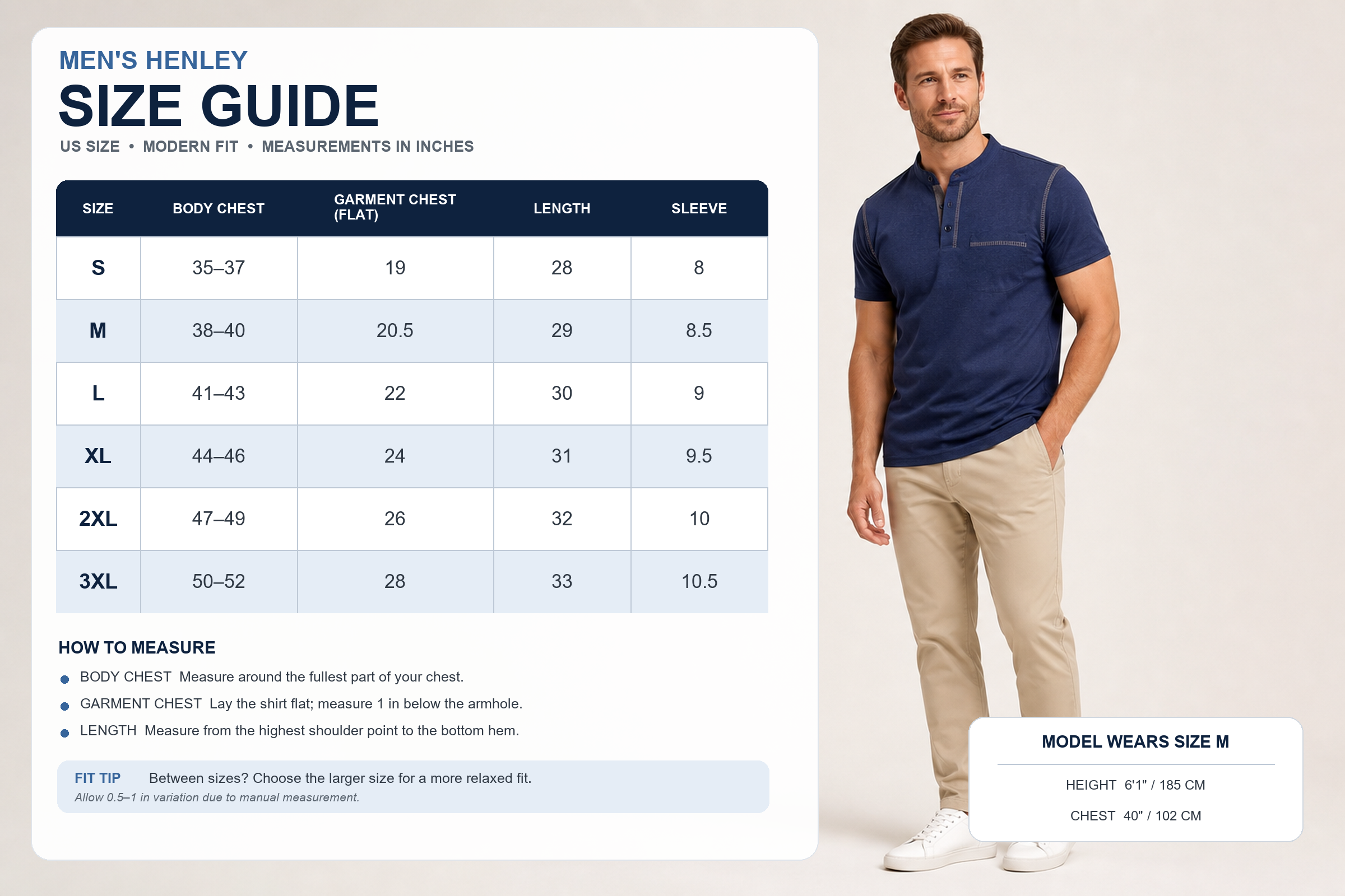 Men's Short Sleeve Cotton-Blend Henley Shirt with Chest Pocket
