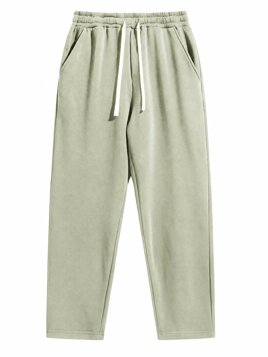 Men's Regular Fit Solid Adjustable Drawstring Waist Sweatpants, Casual Pocket Design Pants for Fall & Winter, Men's Trousers for Daily Wear, Everyday Sweatpants