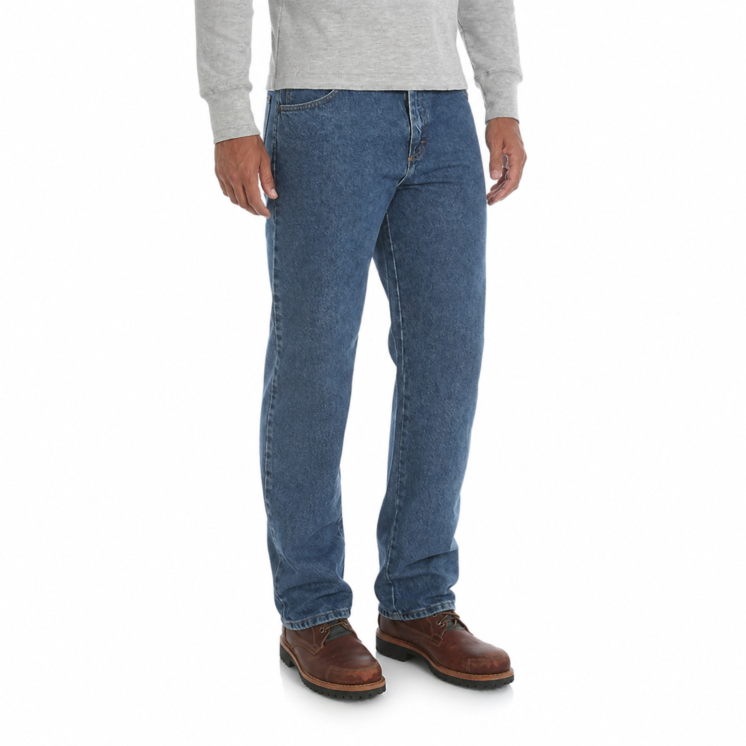 Men's Comfort Fit Straight Leg Heavyweight Cotton Jeans