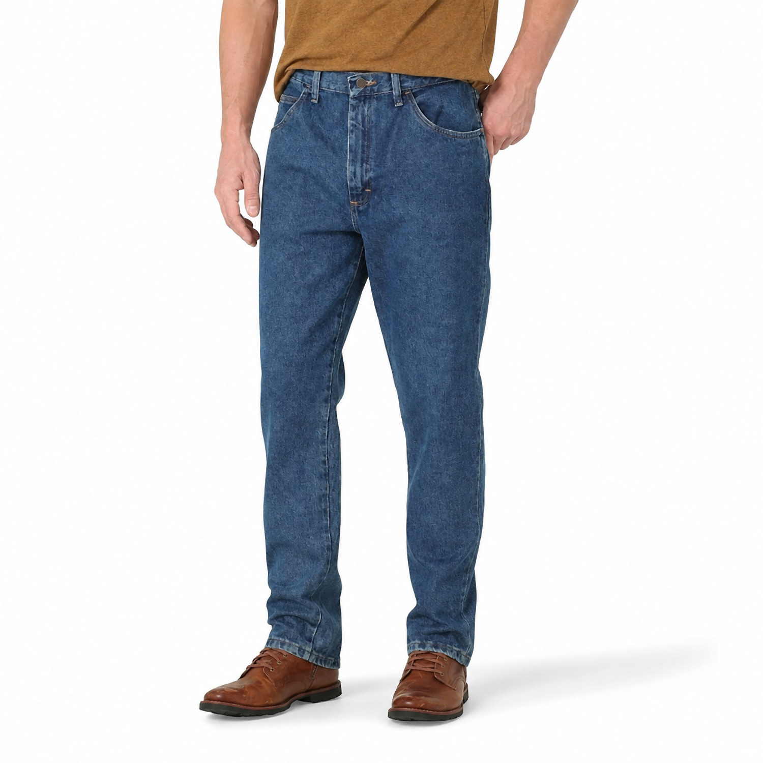 Men's Comfort Fit Straight Leg Heavyweight Cotton Jeans