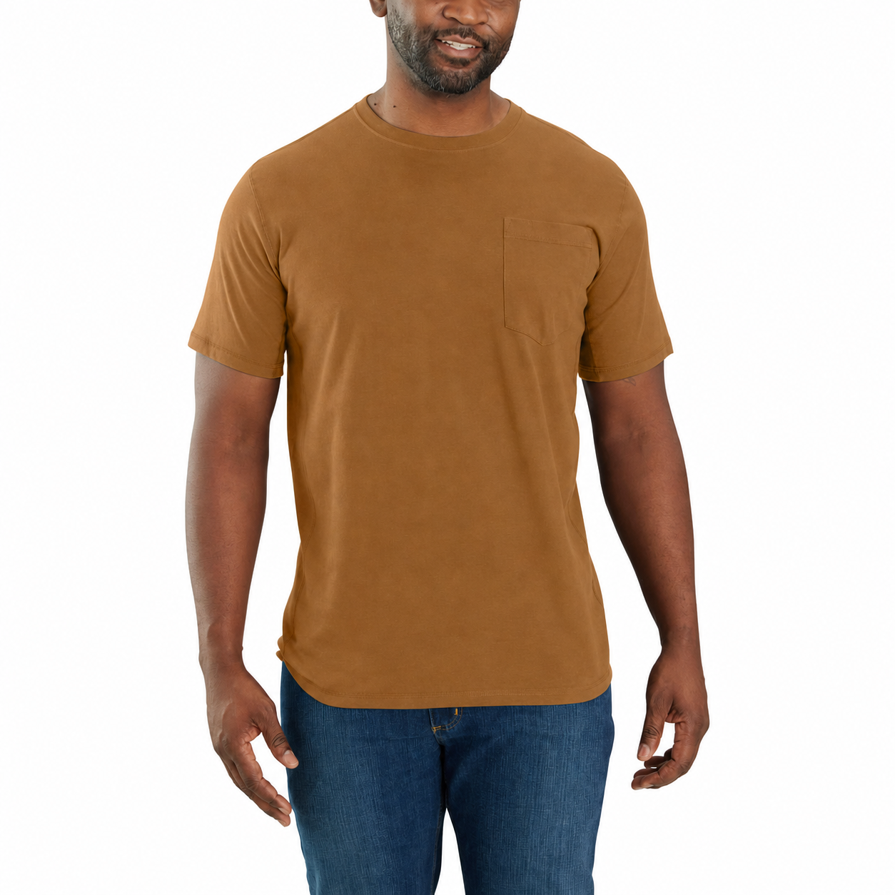 Men's Relaxed-Fit Moisture-Wicking Pocket T-Shirt