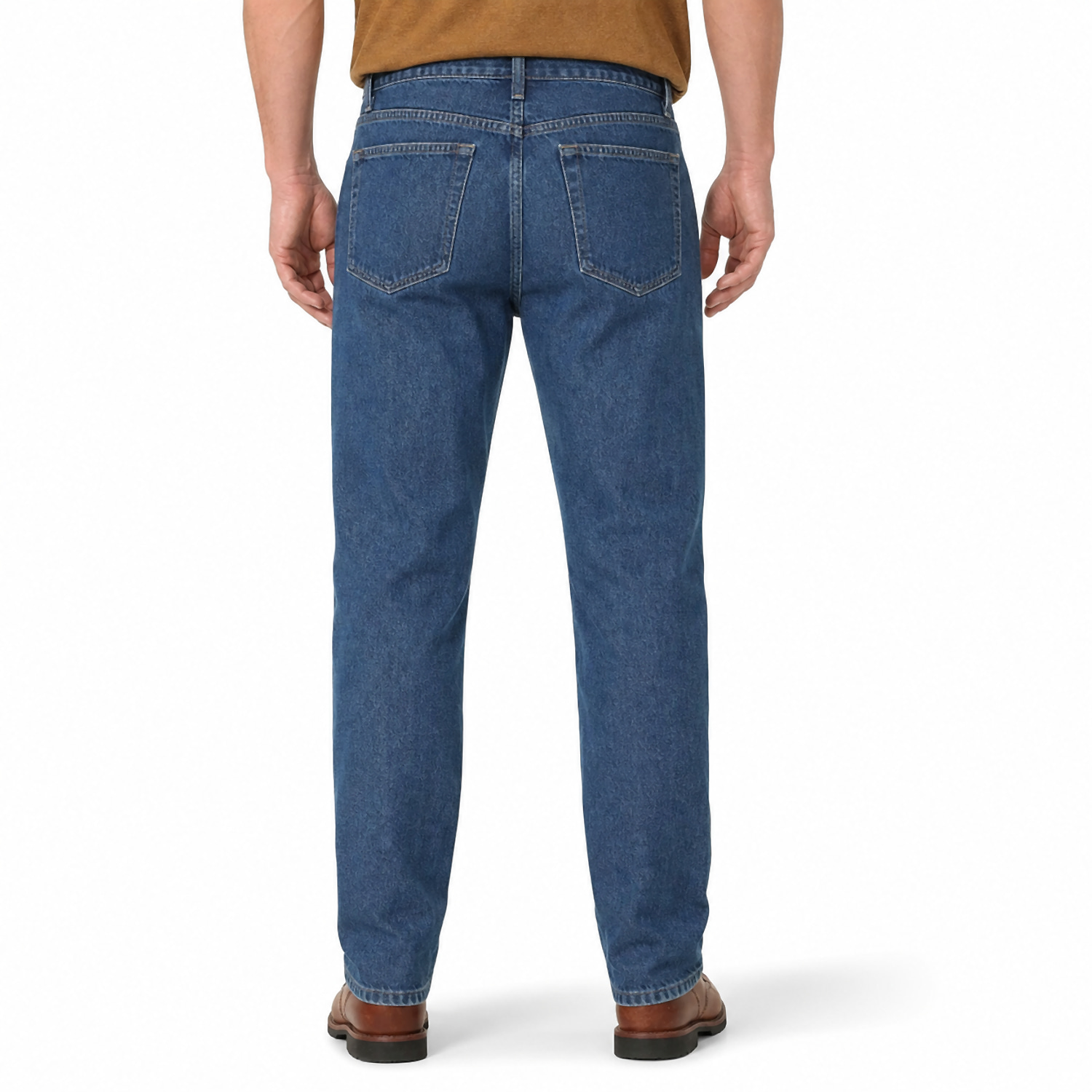 Men's Comfort Fit Straight Leg Heavyweight Cotton Jeans