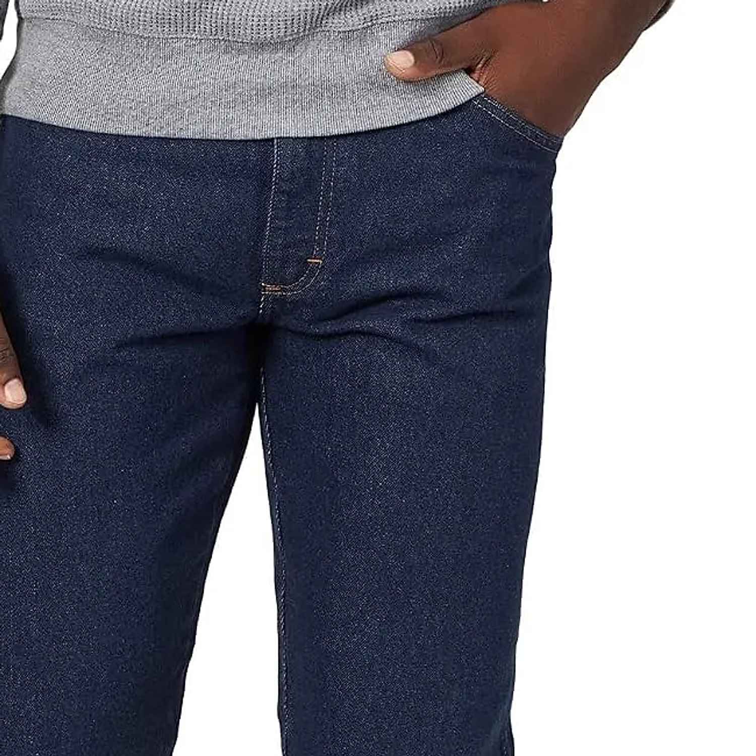 Men's Comfort Fit Straight Leg Heavyweight Cotton Jeans