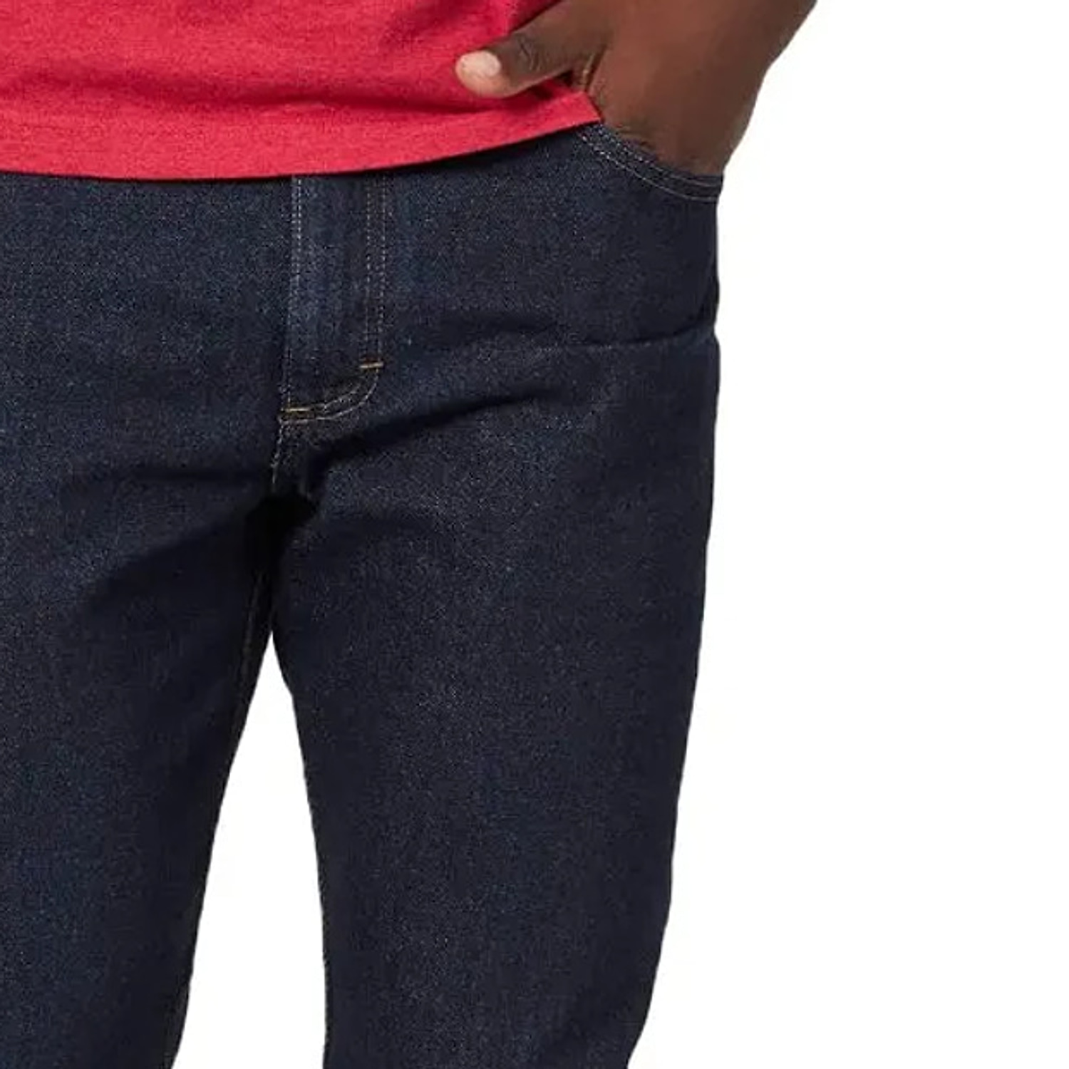 Men's Comfort Fit Straight Leg Heavyweight Cotton Jeans