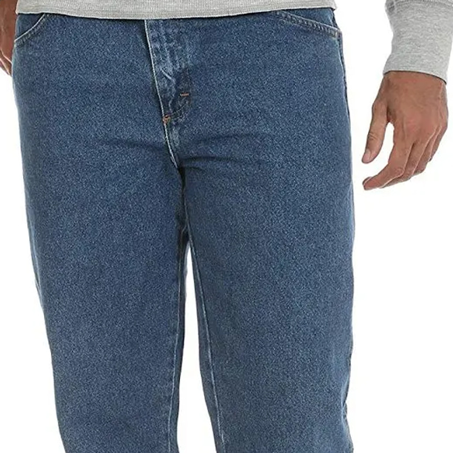Men's Comfort Fit Straight Leg Heavyweight Cotton Jeans