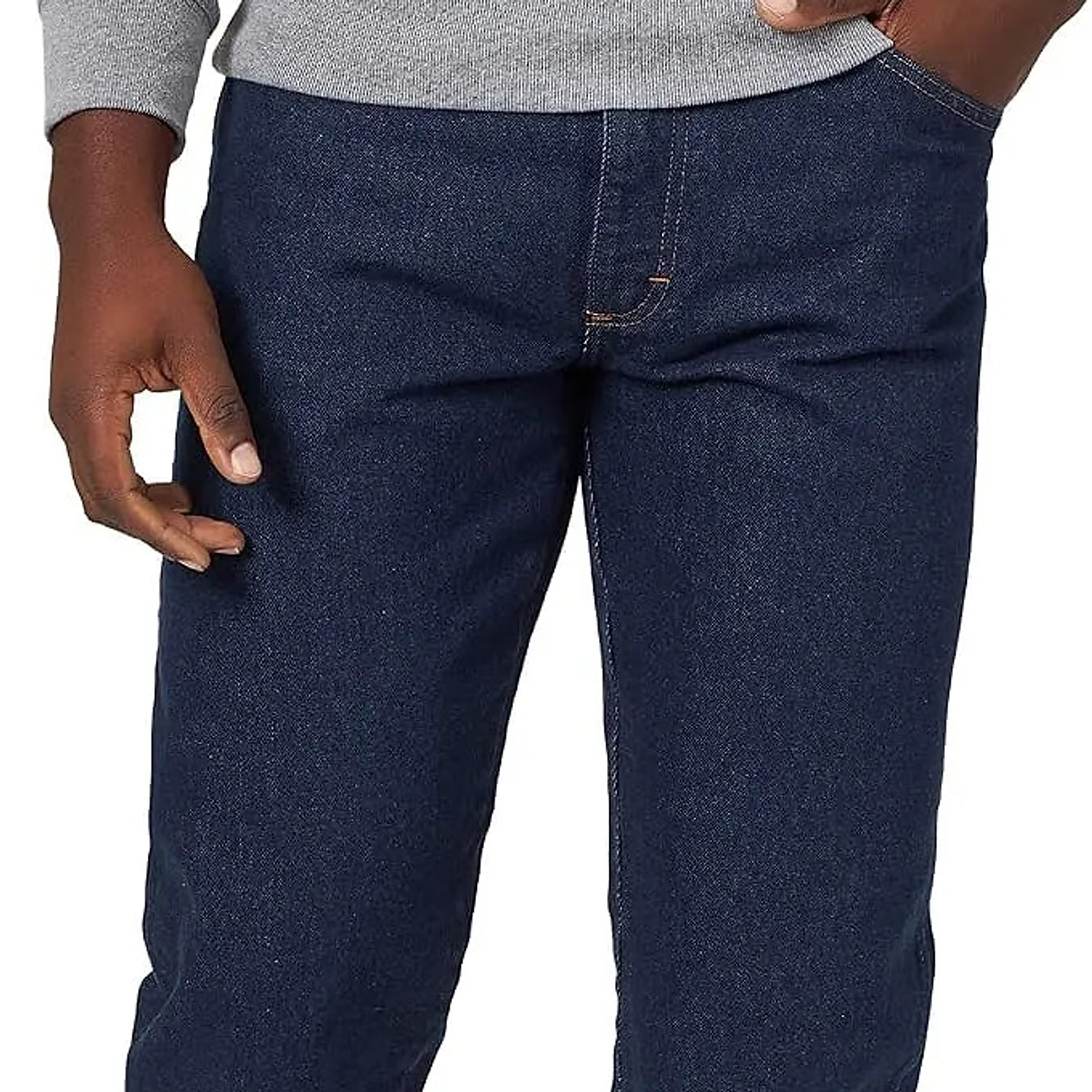 Men's Comfort Fit Straight Leg Heavyweight Cotton Jeans