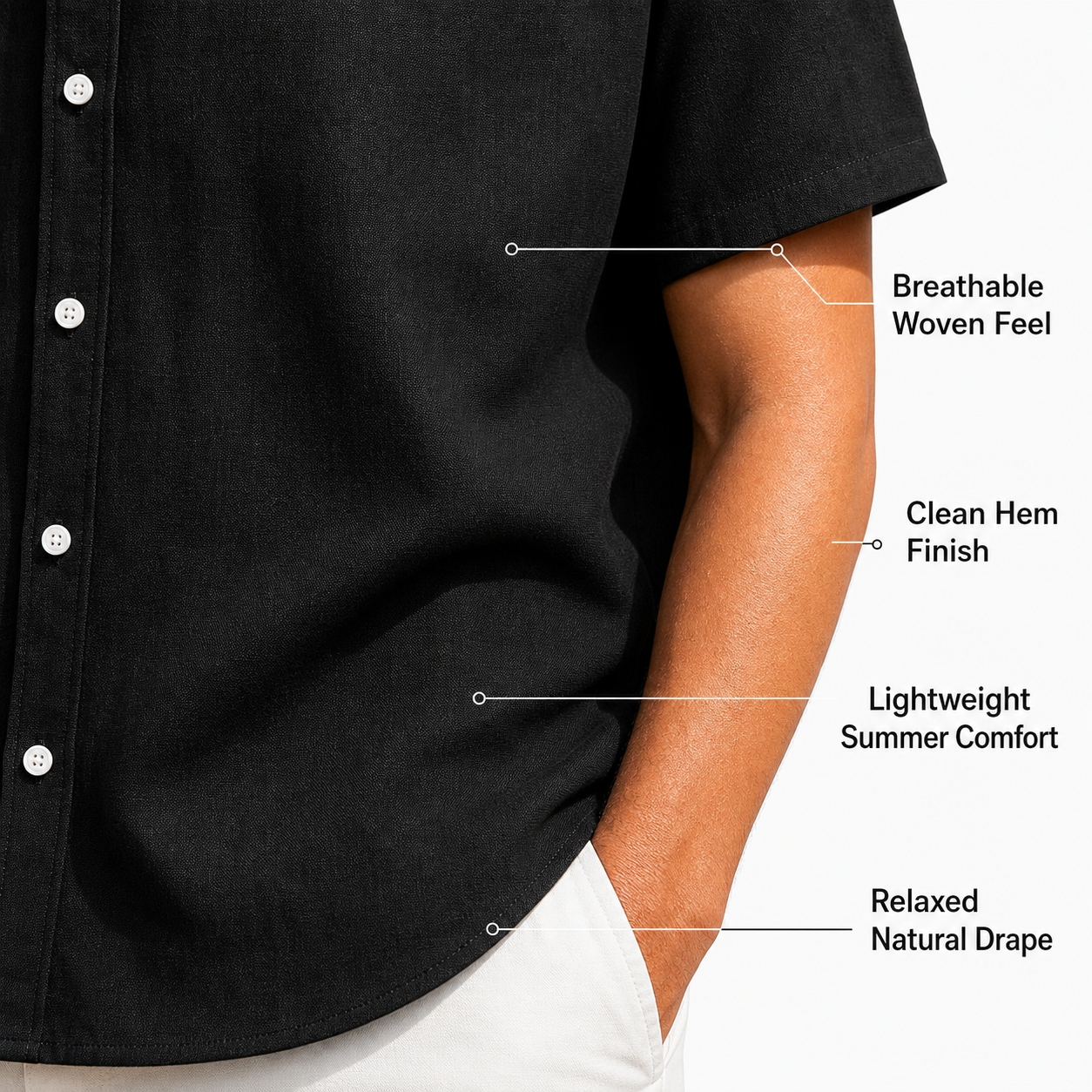 Men's Short Sleeve Button-Up Shirt Multi-Pack