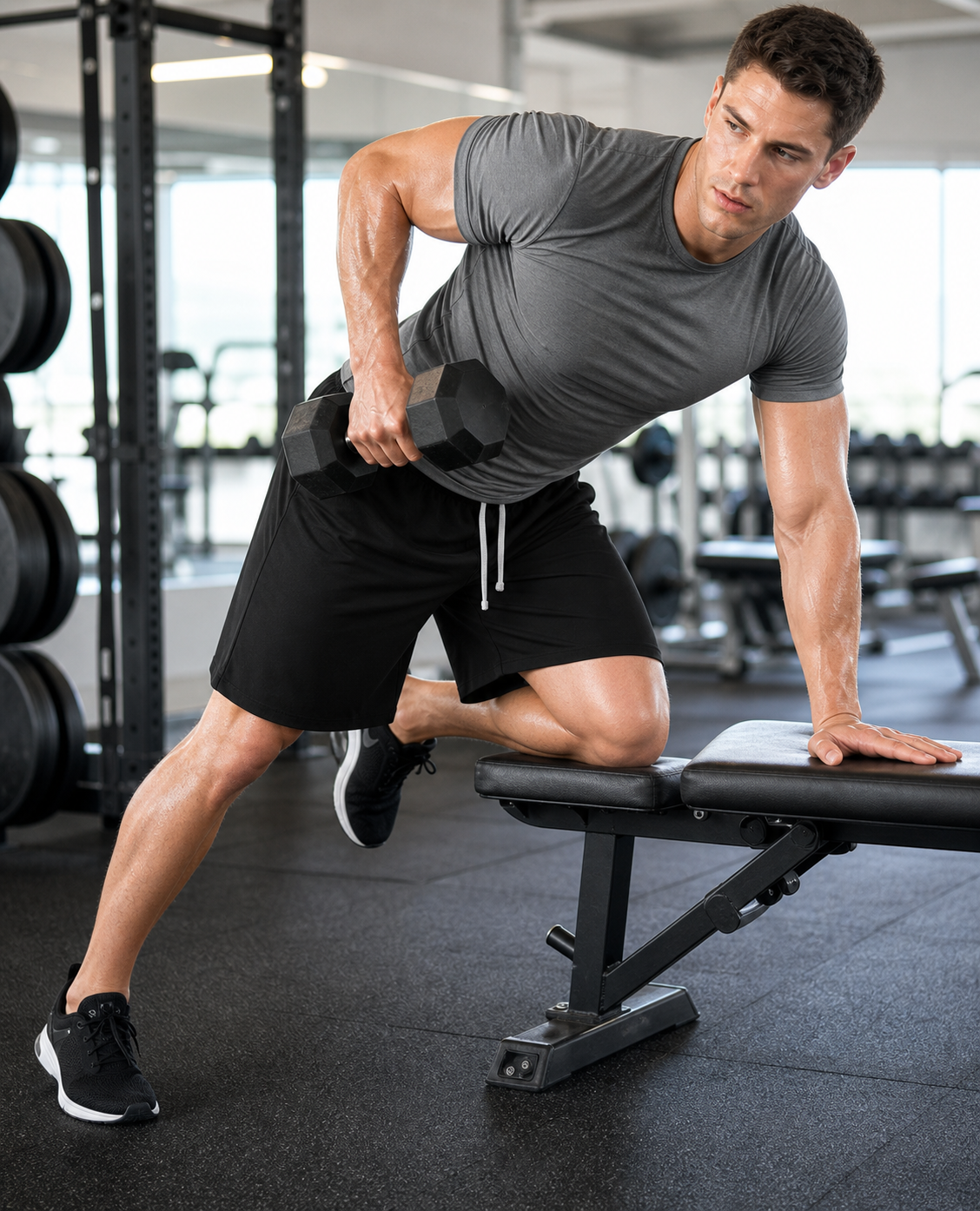 Men's Quick-Dry Lightweight Athletic Shorts with Pockets