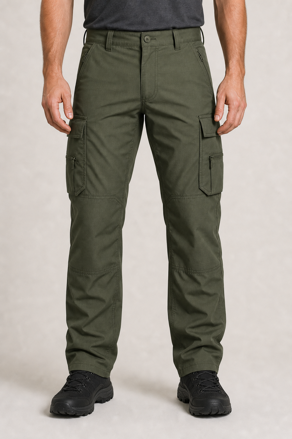 Men's Tactical Cargo Pants Multi-Pack - Ripstop Utility Work Pants