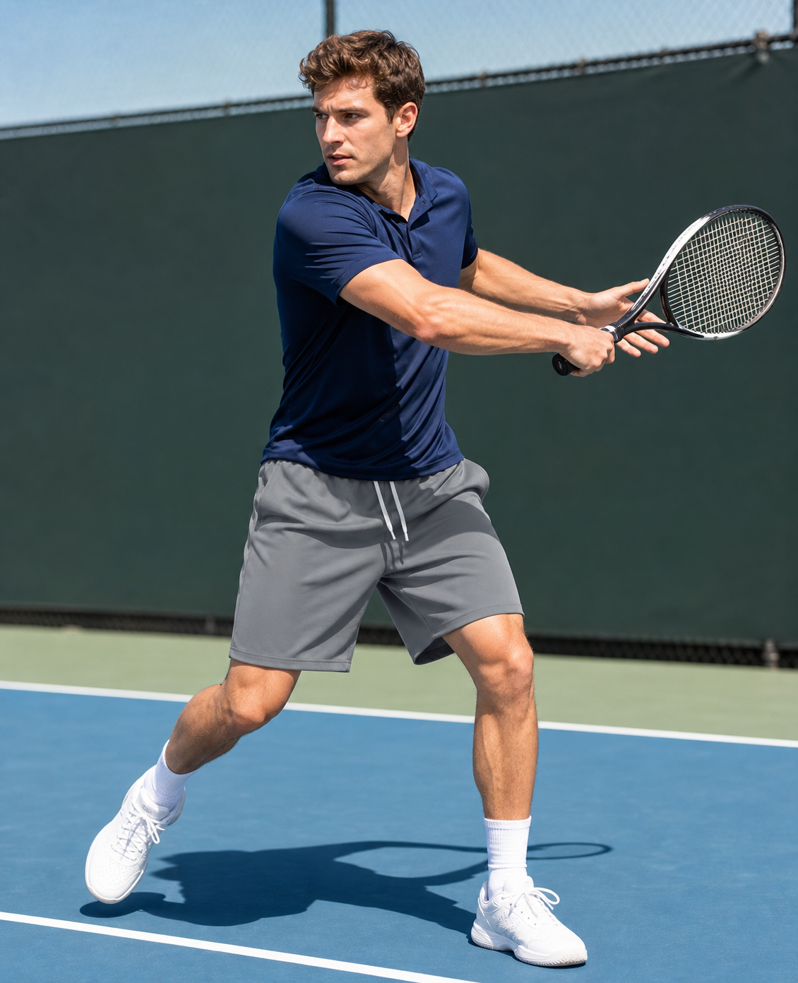 Men's Quick-Dry Lightweight Athletic Shorts with Pockets