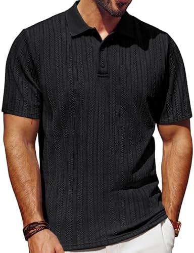 Men's textured stretch polo product image 17