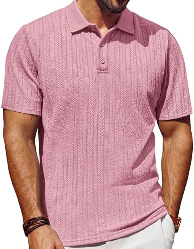 Men's textured stretch polo product image 23