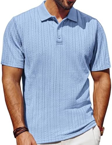 Men's textured stretch polo product image 24