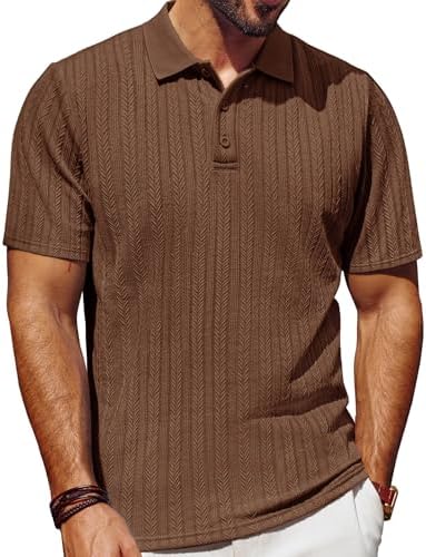 Men's textured stretch polo product image 18