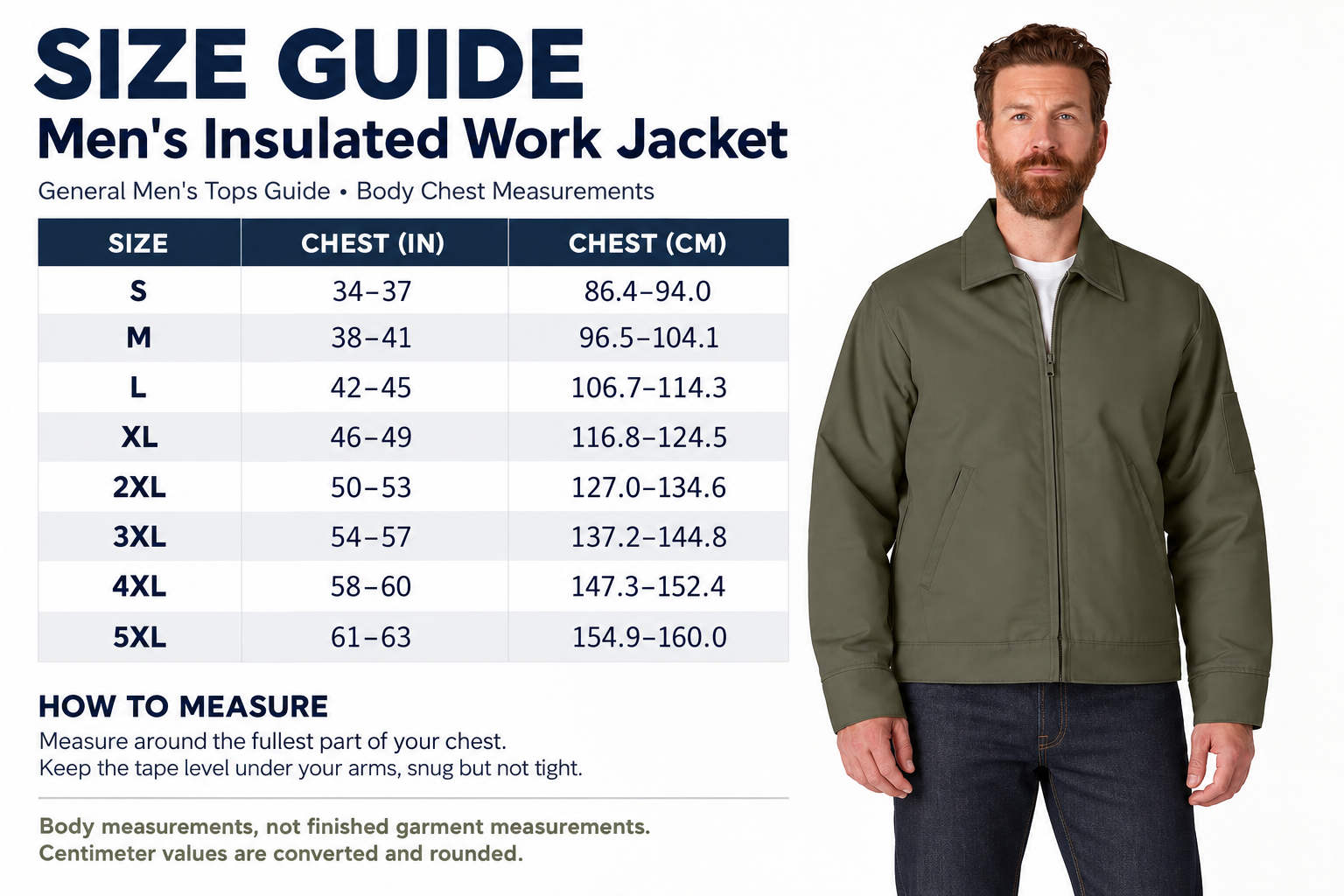 Men's Insulated Work Jacket