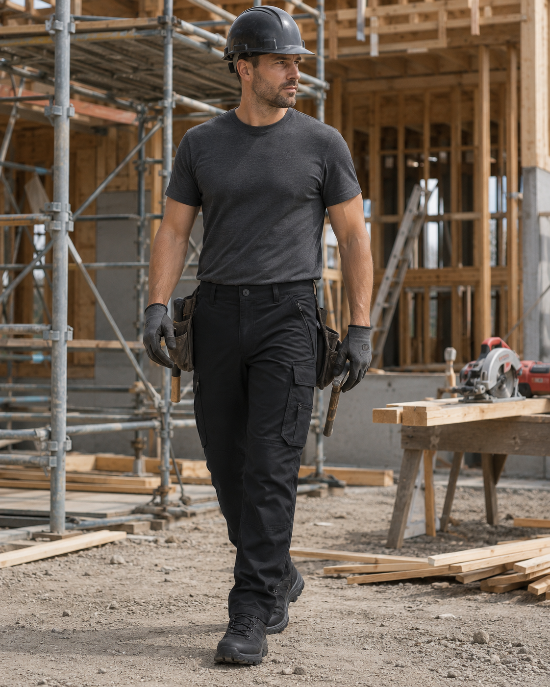 Men's Tactical Cargo Pants Multi-Pack -      Ripstop Utility Work Pants