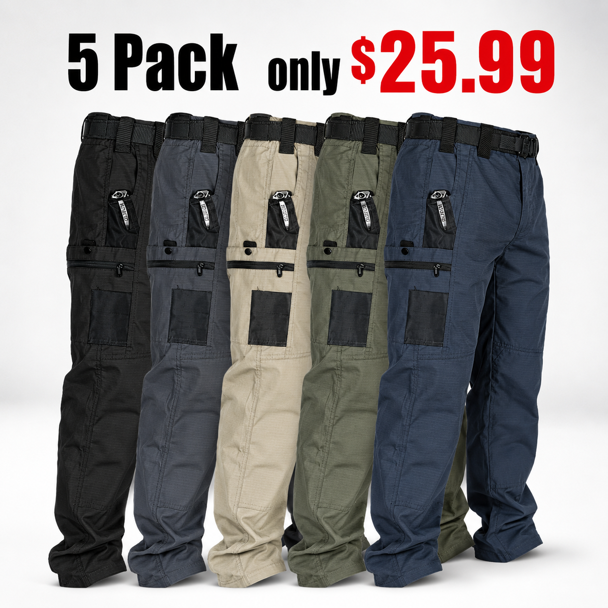 Men's Tactical Work Pants - Durable & Versatile