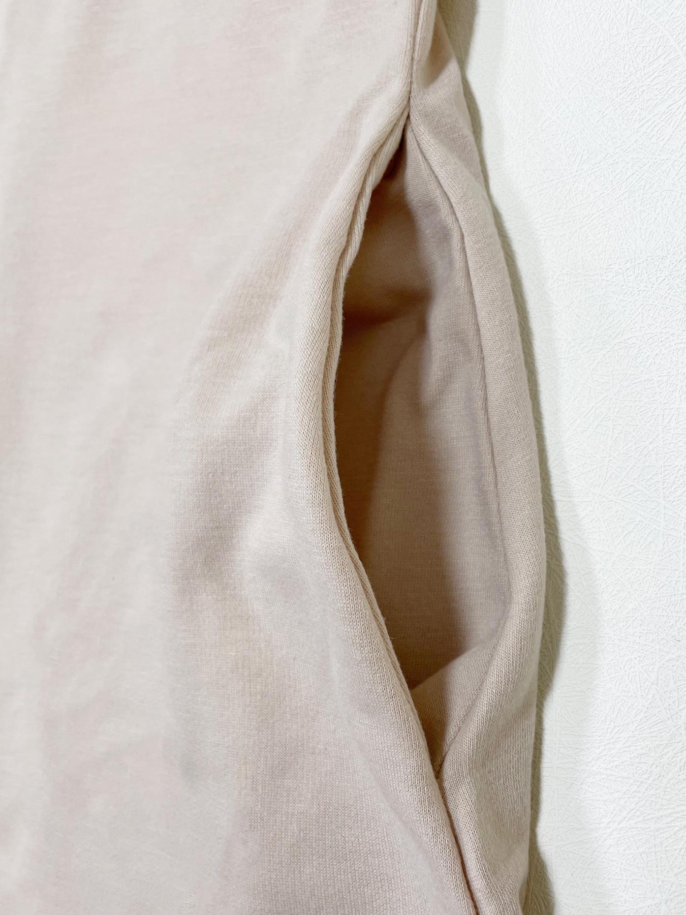 Women's Plain Pocket Batwing Sleeve Tee Dress, Casual Round Neck Roll Up Sleeve Dress for Summer, Fashion Women's Dress Loose