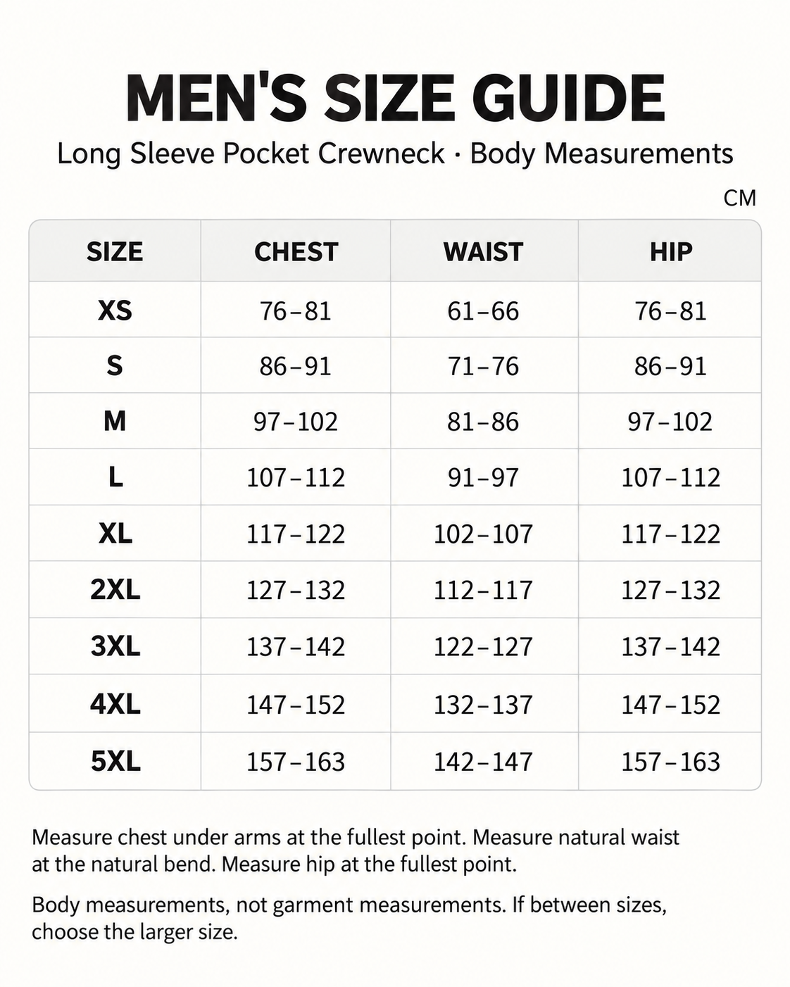 Men's Long-Sleeve Pocket T-Shirt Packs