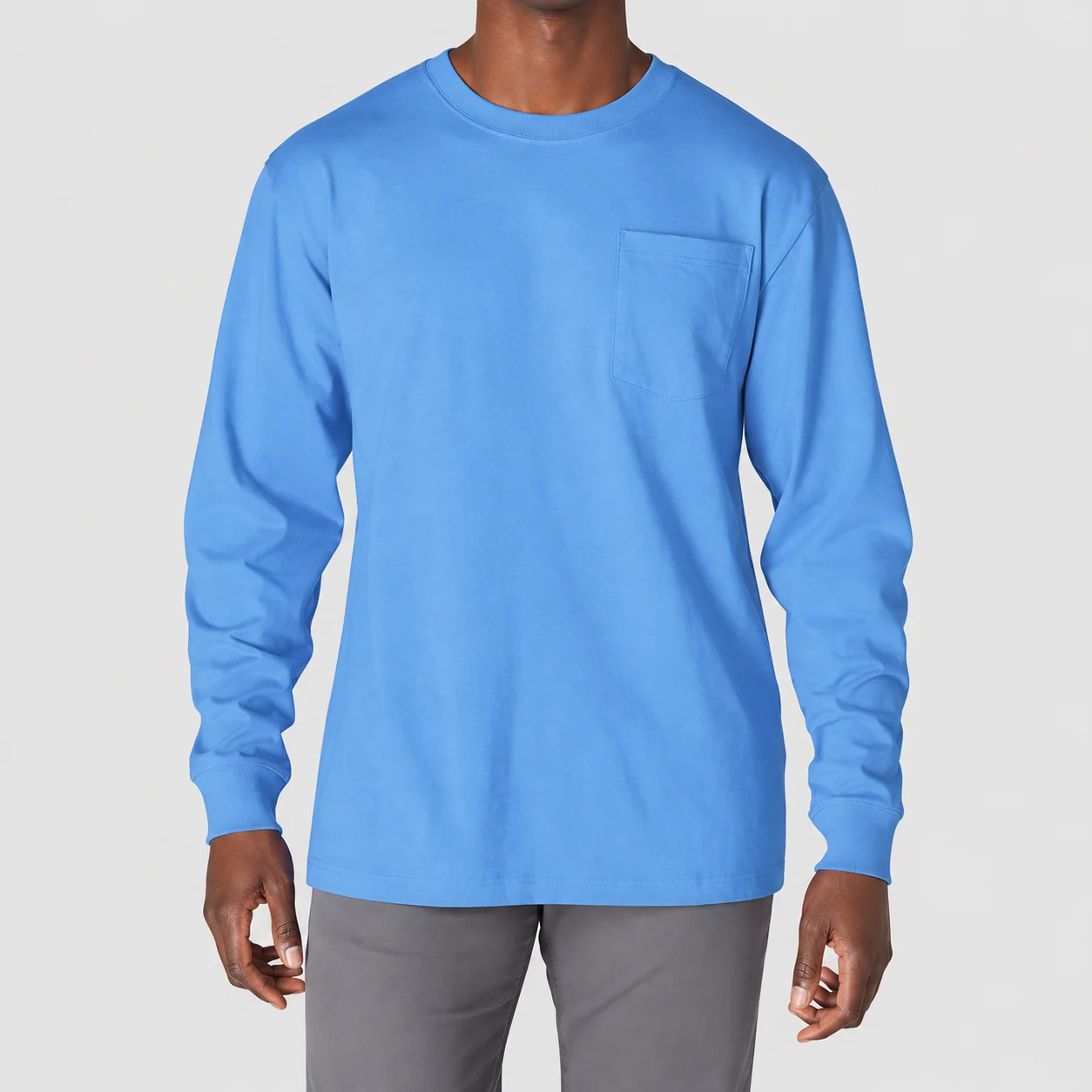 Men's Long-Sleeve Pocket T-Shirt Packs