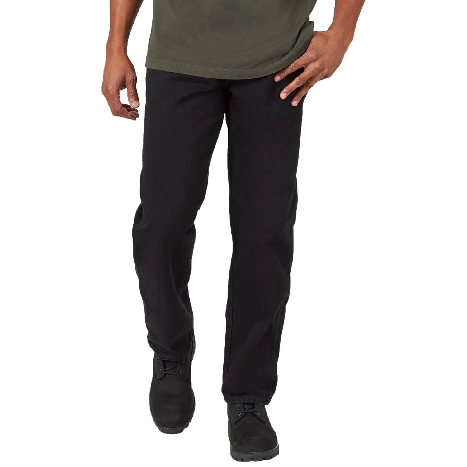 Men's Comfort Fit Straight Leg Heavyweight Cotton Jeans